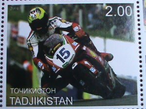 TAJIKISTAN 2001  MOTORCYCLES RACE: MNH SHEET VERY FINE -WE SHIP TO WORLD WIDE.