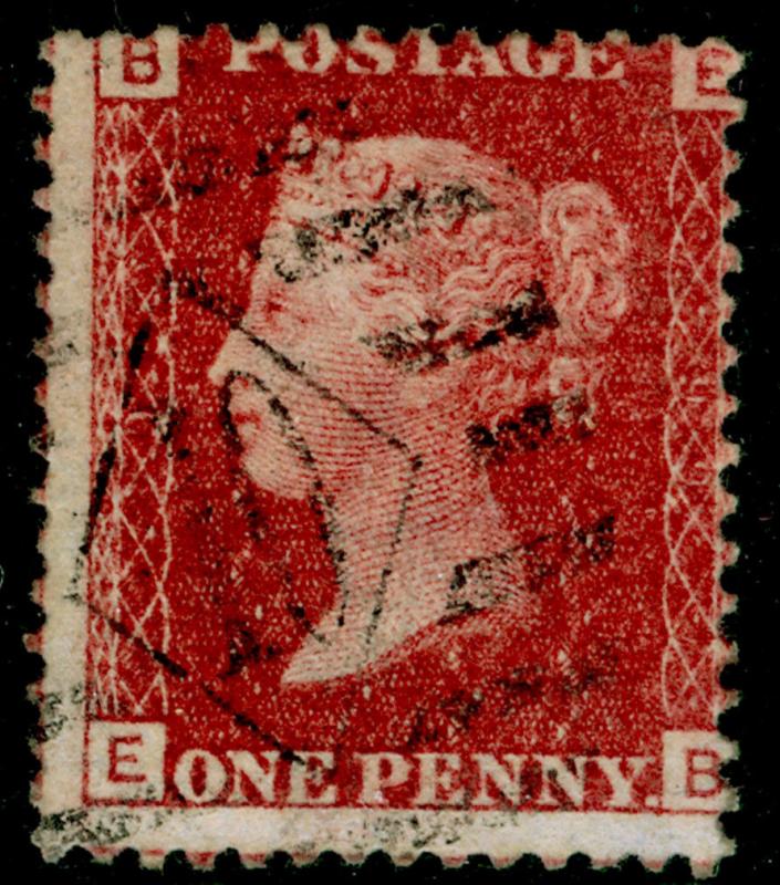 SG43, 1d rose-red plate 99, FINE USED. EB