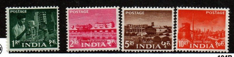 India 316-319 Mint Hinged