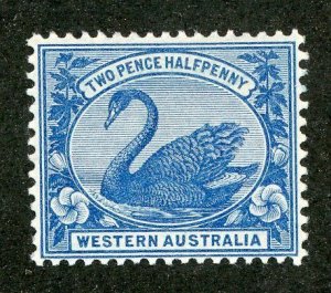 5154 BCX  1899 Western Australia Sc.# 75 mlh* cv $14 ( Offers welcome )