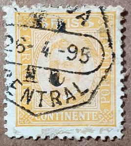 Portugal #67 5r King Carlos USED (1892) perf 11½