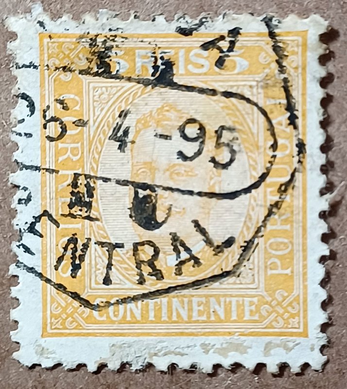 Portugal #67 5r King Carlos USED (1892) perf 11½