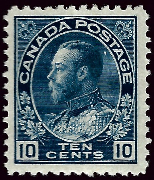 Canada #117 Mint VF hr SC$47.50...Very Popular Country!