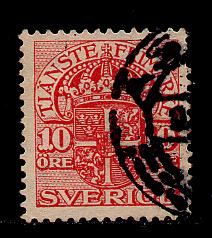 Sweden Scott # O48, used