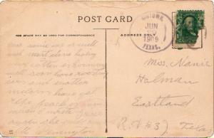 United States Texas Gibtown 1909 non standard scarab  1883-1927  Postcard  St...