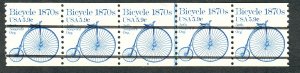 #1901a Bicycle #4 MNH plate number coil PNC5