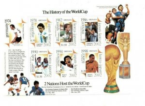 Grenada - 2001 - Soccer - World Cup - Sheet Of 6 stamps - MNH