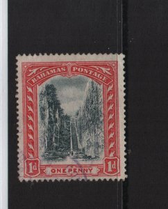 Bahamas 1919 SG75b One Penny CA watermark - used