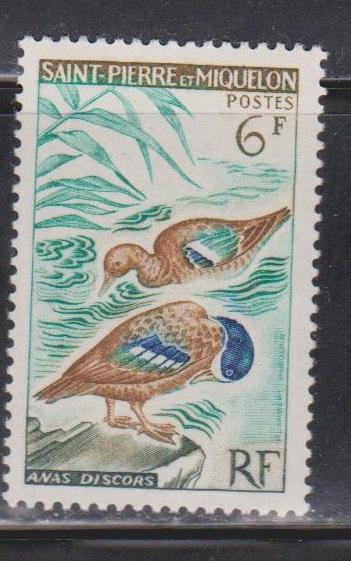 ST PIERRE & MIQUELON Scott # 365 MNH - Blue Winged Teal