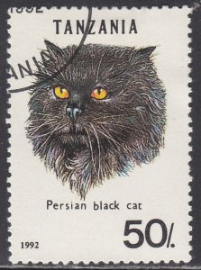 Tanzania 967C Persian Black Cat 1992