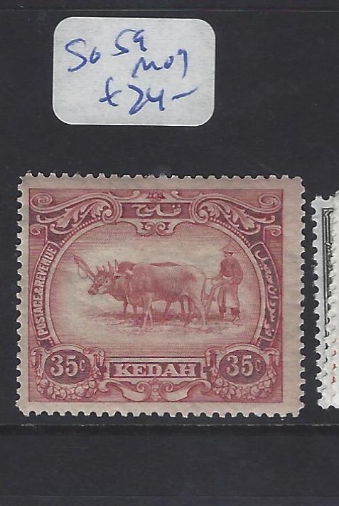  MALAYA KEDAH (P0707B)  COW  35C   SG 59   MOG