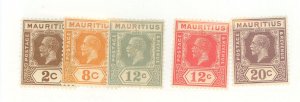 Mauritius #180/192 Unused Single