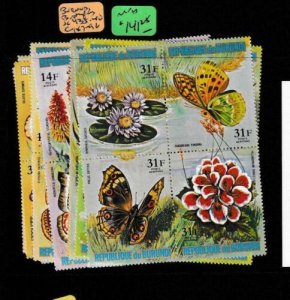 Burundi Butterfly SC 435-40, C187-92 MNH (1eyt) 