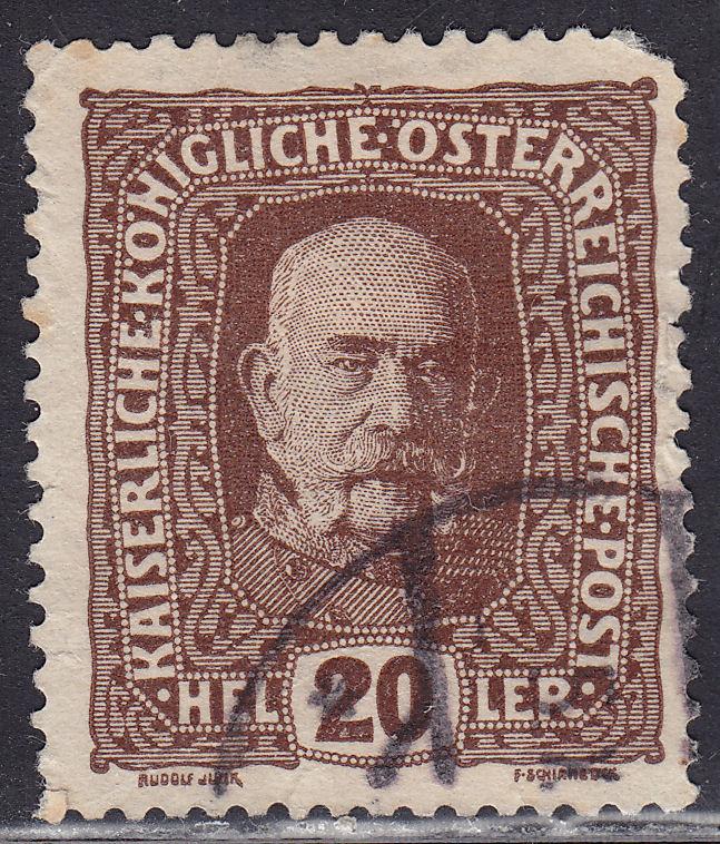 Austria 151 Emperor Franz Josef 20h 1916