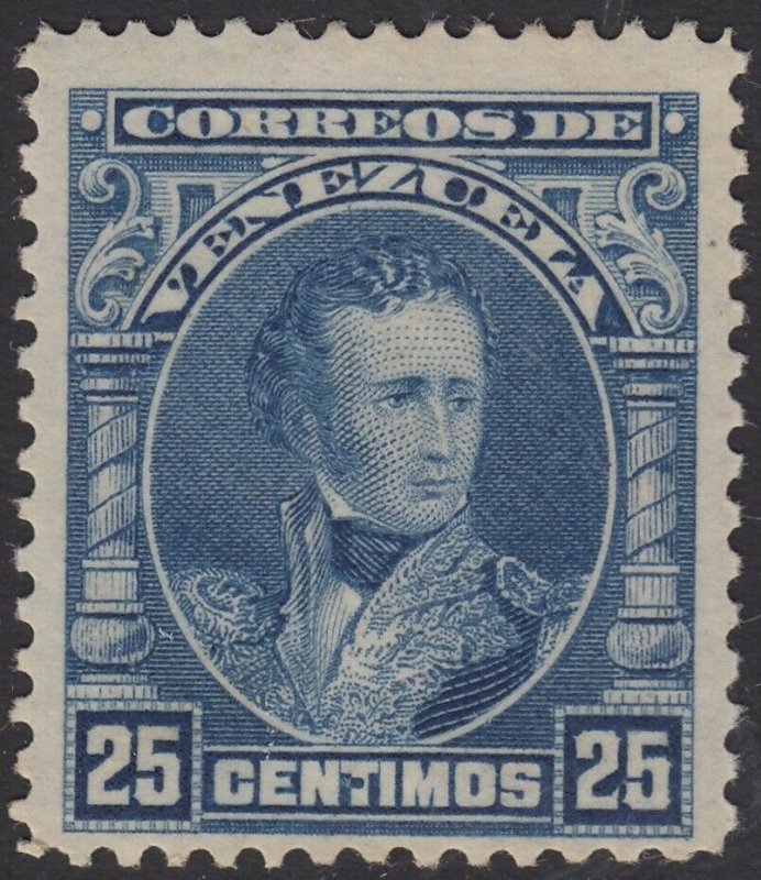 Venezuela 1904-09 25c Deep Ultra. VLM Mint. Scott 234, SG 314