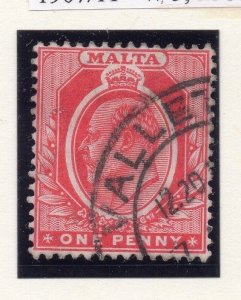 Malta 1907-11 Early Issue Fine Used 1d. 242005