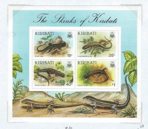 Kiribati souvenir sheet   mnh  sc. #  494a