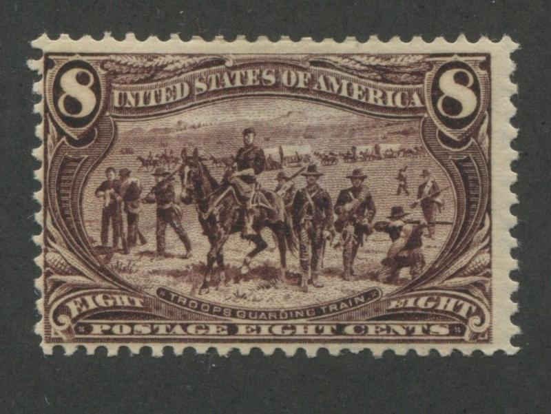 1898 US Stamp #289 8c Mint Hinged F/VF Original Gum Catalogue Value $140 