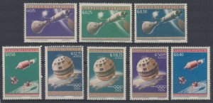 1964 Paraguay 1295-1302 Satellites / 1964 Olympic Games in Tokio 14,00 €