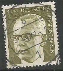 BERLIN, 1970, used 1m Pres Heinemann Scott