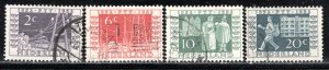 Netherlands Scott # 332 - 335, used
