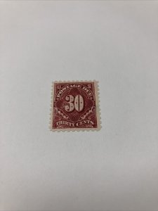 US Stamp Scott #J57 Postage Due 30c VF+ Mint Never Hinged