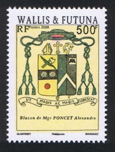 Wallis and Futuna Coat of Arms of Bishop Alexande Poncet 2008 MNH SG#947