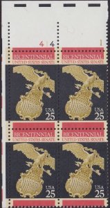 2413 Senate Plate Block MNH