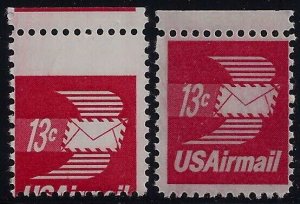 C79 -Huge Cross Gutter Misperf Error / EFO Winged Envelope Mint NH