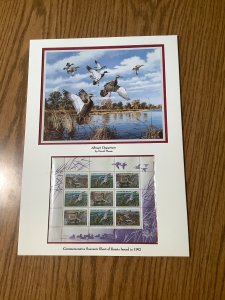 Russia #6090-92a David Maass Art Print Collection Postal Comm. Society (10812)