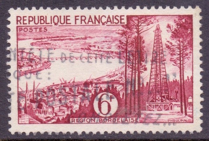 France Scott 774 - SG1262, 1955 Views Bordeaux 6f used