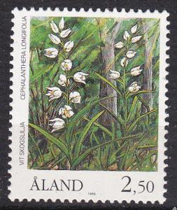 Finland-Aland Isls.  47 MNH 1989 250m Orchids