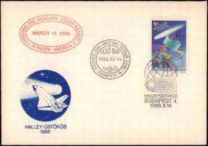Hungary, First Day Cover, Space