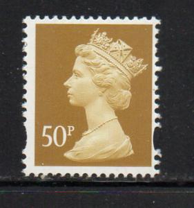 Great Britain Sc MH271 1997 50p QE II Machin stamp mint NH