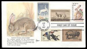 #2305 Black-tailed Jack Rabbit Combo Gillcraft FDC