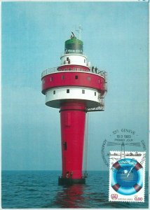 68861 - UNITED NATIONS - Postal History - MAXIMUM CARD 1983 - LIGHTHOUSE