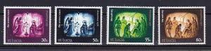 1978 St. Lucia Scott # 452-455 Christmas MNH