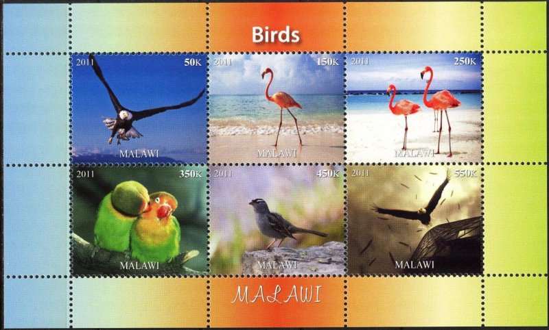Malawi 2011 Birds (11) MNH Private
