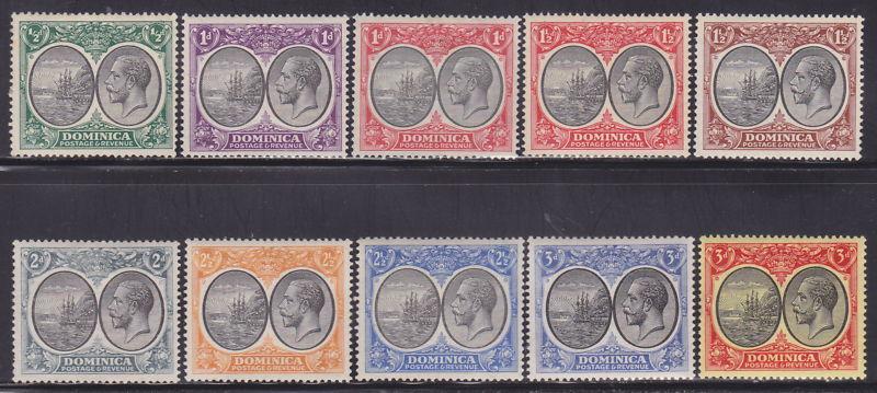 Dominica 65-81 VF-OG-MH scv $ 125 ! see pic !