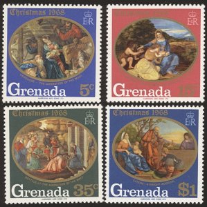 GRENADA Scott 290-93 VF/MLH - 1968 Christmas