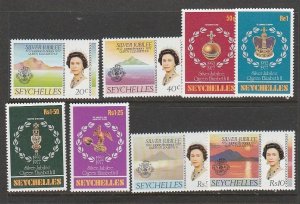 SEYCHELLES #380-7 MINT NEVER HINGED COMPLETE