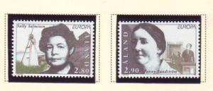 Aland Sc  126-7 1996 Europa stamp set mint NH