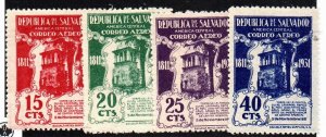 El Salvador C20-C23 Set Mint hinged