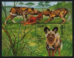 Uganda 1135-6 MNH Dogs, Cape Hunting Dog, Norwegian Elkhound