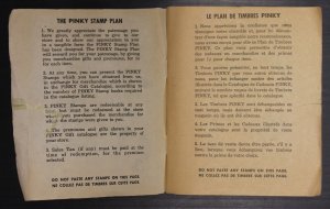 Canada Cinderella cc8280 Pinky Stamps, 1500 in Full Stamp Saver Book