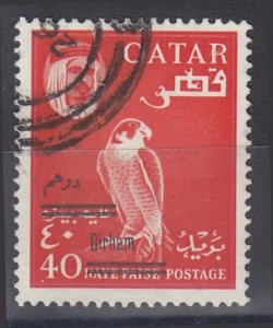 Qatar - 1964 - New Currency Overprint - SG-145 - Fine Used