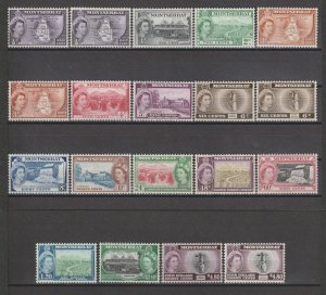 MONTSERRAT 1953/62 SG 136a/49 MINT Cat £108