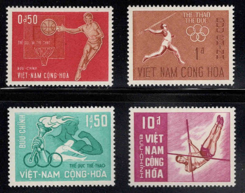 South Vietnam Scott 272-275 MH* Olympic stamp set