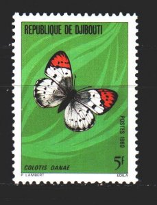 Djibouti. 1980. 268 from the series. Butterflies. MNH.