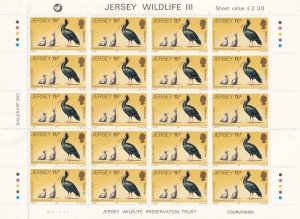 SA23g Jersey 1979 Wildlife: Birds full sheet.